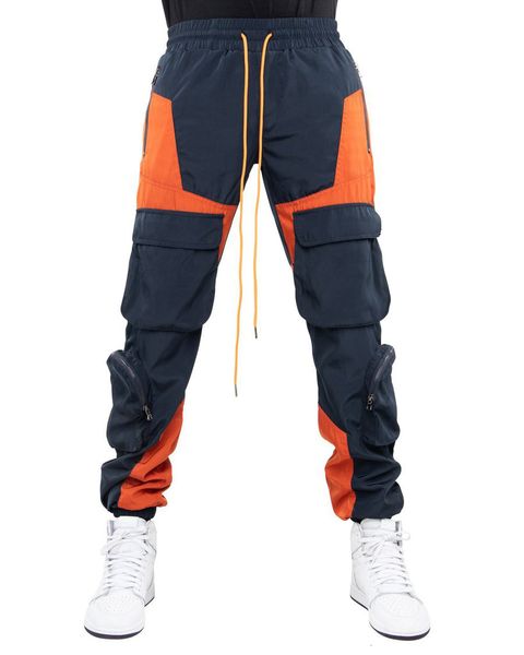 pants trousers men's multi pocket tooling woven splicing color matching sports casual, Black
pants trousers men's multi pocket tooling woven splicing color matching sports casual, Black