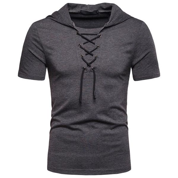men's t-shirts 2021 feitong summer shirts for men bandage black white shirt casual loose hooded binding short sleeve blouse male, White;black
men's t-shirts 2021 feitong summer shirts for men bandage black white shirt casual loose hooded binding short sleeve blouse male, White;black