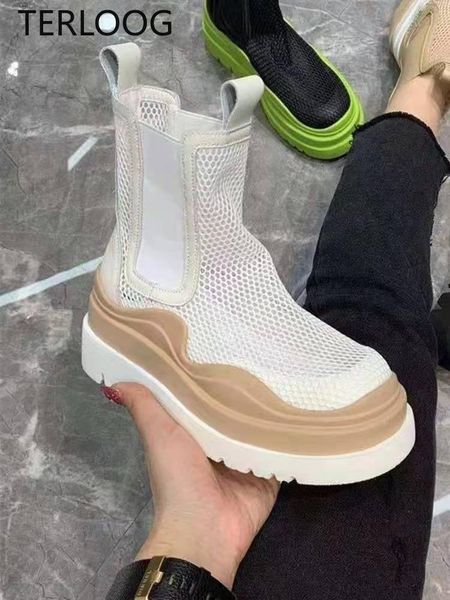 women sandals cool boots fashion mesh breathable flats platform shoes 2021 desiger ankle slippers ladies white, Black
women sandals cool boots fashion mesh breathable flats platform shoes 2021 desiger ankle slippers ladies white, Black