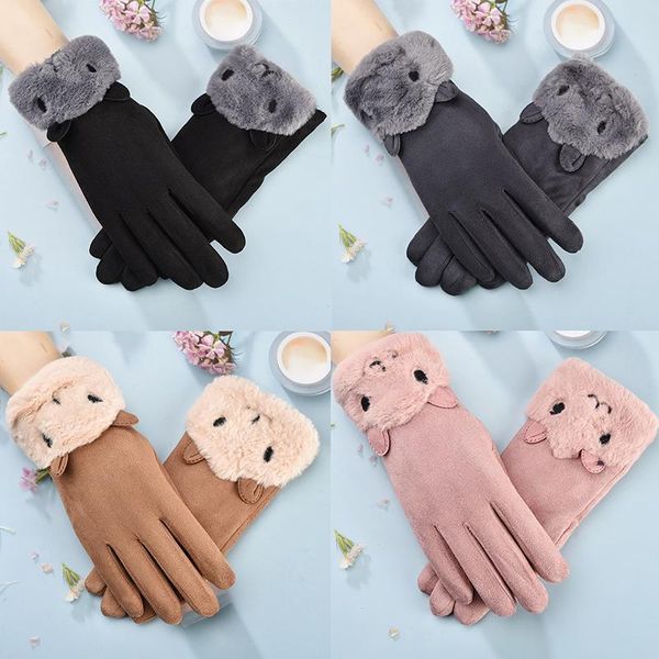cycling gloves 2021 women winter touch screen female suede furry warm full finger lady outdoor sport driving, Black
cycling gloves 2021 women winter touch screen female suede furry warm full finger lady outdoor sport driving, Black