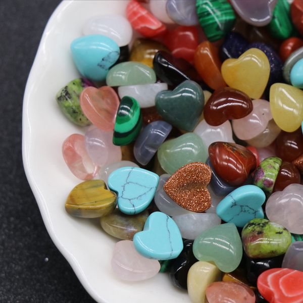 flat bottom 10mm heart ornaments natural rose quartz turquoise stone naked stones decoration hand play handle pieces accessories, Black
flat bottom 10mm heart ornaments natural rose quartz turquoise stone naked stones decoration hand play handle pieces accessories, Black