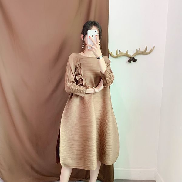 solid o neck loose oversized three quarter slim mid calf dresses for women 210421, Black;gray
solid o neck loose oversized three quarter slim mid calf dresses for women 210421, Black;gray