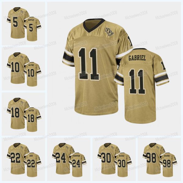 ncaa college ucf knights football jersey blake bortles marlon williams mckenzie milton dillon gabriel shaquem griffin damarius good richie g, Black