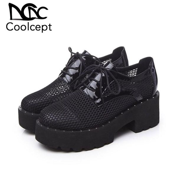 dress shoes coolcept women platform real leather pumps round toe fashion punk chunky heels lace up black size 34-39
dress shoes coolcept women platform real leather pumps round toe fashion punk chunky heels lace up black size 34-39