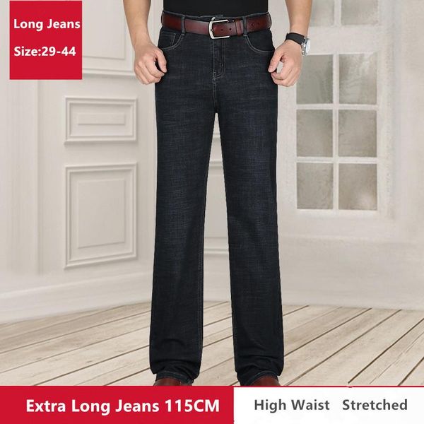 men's jeans men tall man extra long 115cm denim stretch straight high waisted loose pants oversized plus 40 42 44 trousers clothing, Blue
men's jeans men tall man extra long 115cm denim stretch straight high waisted loose pants oversized plus 40 42 44 trousers clothing, Blue