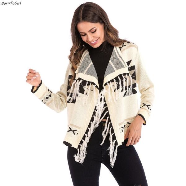 women's sweaters borntogirl retro casual knitted sweater women autumn winter long sleeve tassel black khaki female, White;black
women's sweaters borntogirl retro casual knitted sweater women autumn winter long sleeve tassel black khaki female, White;black