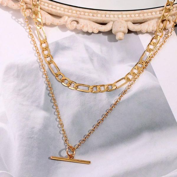 chains fashion multilayer round clavicle necklaces for women girls gold color chain metal pendant beach jewelry gifts, Silver
chains fashion multilayer round clavicle necklaces for women girls gold color chain metal pendant beach jewelry gifts, Silver