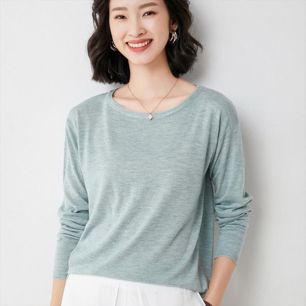 long sleeve inner knit wool women sweaters womens thin loose large size pullover superfine cashmere bottoming, White;black
long sleeve inner knit wool women sweaters womens thin loose large size pullover superfine cashmere bottoming, White;black