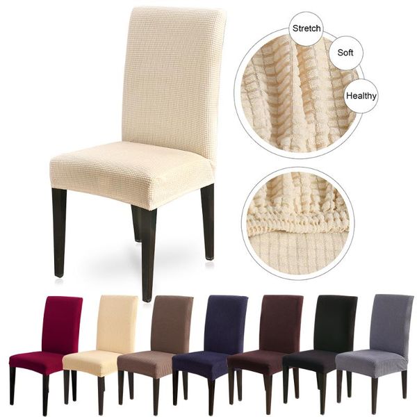thickened knitted chair cover stretch spandex solid color removable covers for kitchen dining room party wedding banquet
thickened knitted chair cover stretch spandex solid color removable covers for kitchen dining room party wedding banquet