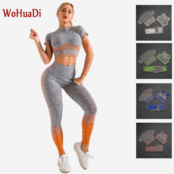 yoga outfit wohuadi 2021 seamless sport set women suit for and fitness sportswear workout long sleeve crop high waist leggings
yoga outfit wohuadi 2021 seamless sport set women suit for and fitness sportswear workout long sleeve crop high waist leggings