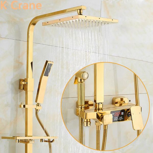 digital shower set bathroom thermostatic system cold mixer smart faucet square head spa rainfall copper bath torneira sets
digital shower set bathroom thermostatic system cold mixer smart faucet square head spa rainfall copper bath torneira sets