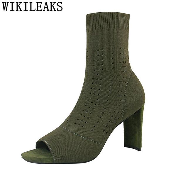 boots peep toe sock ankle for women high heel designer luxury fashion laarzen les bottes pour femme 2021, Black
boots peep toe sock ankle for women high heel designer luxury fashion laarzen les bottes pour femme 2021, Black