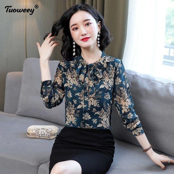 women's blouses & shirts floral chiffon shirt 2021 spring and summer fashion long-sleeved western-style leisure, White
women's blouses & shirts floral chiffon shirt 2021 spring and summer fashion long-sleeved western-style leisure, White