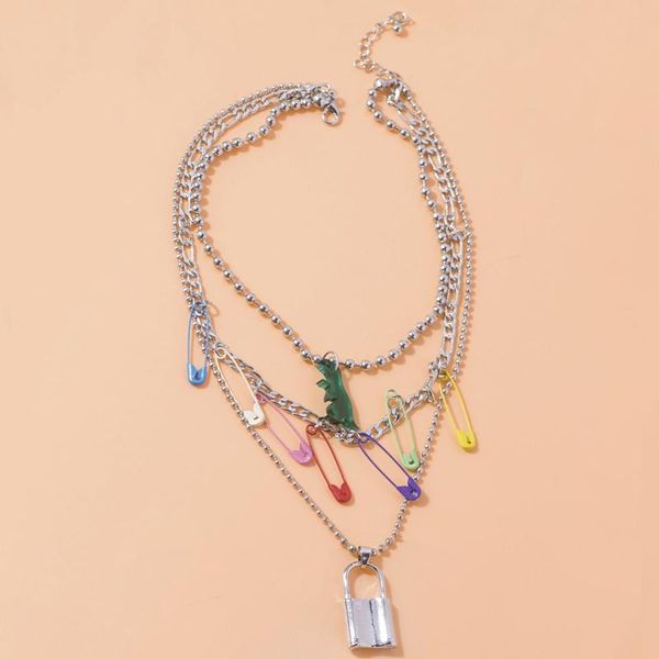 chokers personality gothic big lock key pendant necklace punk hip hop three ring men women clavicle necklaces gift 1pc, Golden;silver
chokers personality gothic big lock key pendant necklace punk hip hop three ring men women clavicle necklaces gift 1pc, Golden;silver