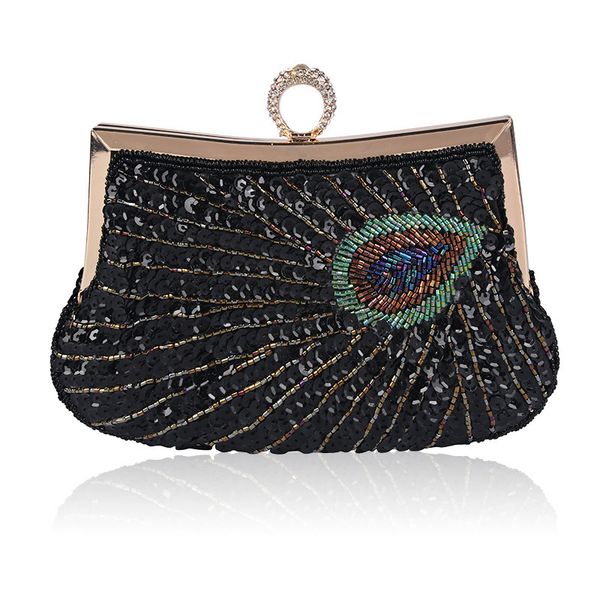 handbag designers bags dinner selling peacock ring pure handmade pearl embroidery hand holding slant across women's bag
handbag designers bags dinner selling peacock ring pure handmade pearl embroidery hand holding slant across women's bag