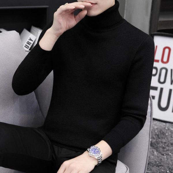 men's sweaters autumn winter turtleneck sweater slim solid color casual knit bottoming shirt warm pullover, White;black
men's sweaters autumn winter turtleneck sweater slim solid color casual knit bottoming shirt warm pullover, White;black