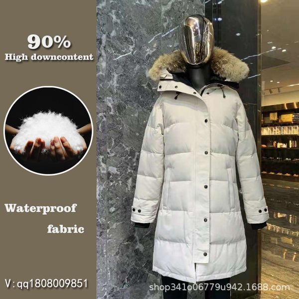 goose women's medium long down et fur collar hooded thickened coat 15 shelburne parka, Black
goose women's medium long down et fur collar hooded thickened coat 15 shelburne parka, Black