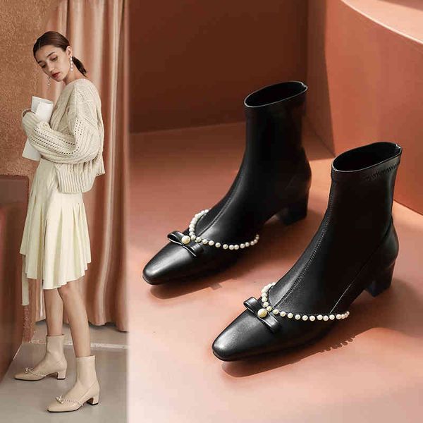 boots genuine leather boots of the women beading bowknot short ankle booties mid-heels woman pumps slip-on shoes for stretching 6li8, Black
boots genuine leather boots of the women beading bowknot short ankle booties mid-heels woman pumps slip-on shoes for stretching 6li8, Black