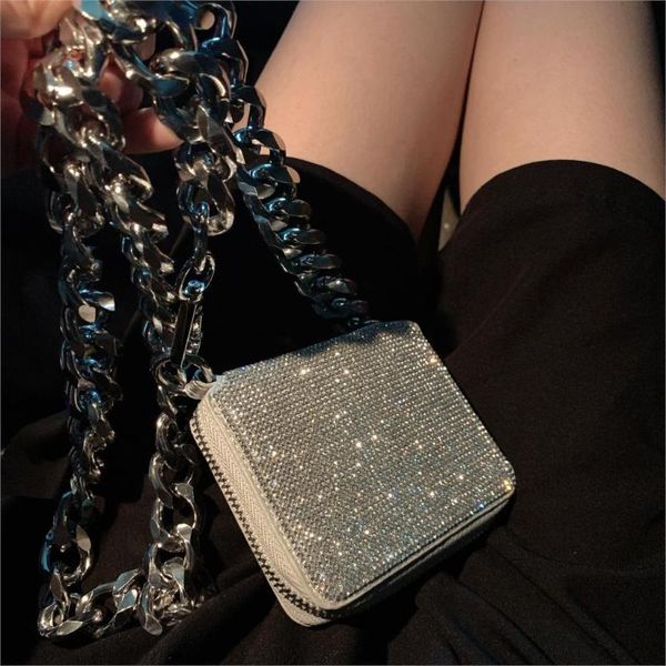 evening bags women messenger bag female stylish black single wide chain mini diamond small coin thick all match
evening bags women messenger bag female stylish black single wide chain mini diamond small coin thick all match
