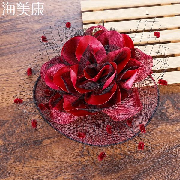 haimeikang women elegant fascinator hair clips flower feather beads bands yarn cocktail party wedding accessories
haimeikang women elegant fascinator hair clips flower feather beads bands yarn cocktail party wedding accessories