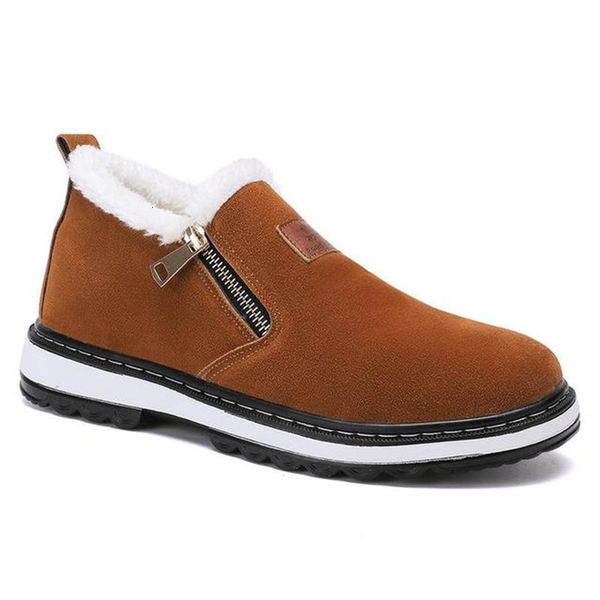 2021 winter new short martin boots plush warm cotton shoes outdoor non slip side zipper men's, Black
2021 winter new short martin boots plush warm cotton shoes outdoor non slip side zipper men's, Black