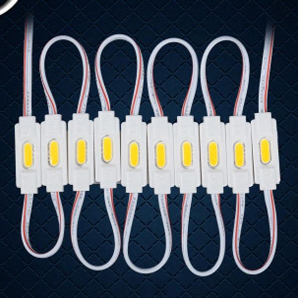 100pcs/lot dc12v 1.5w cri85 1cob led inject module 12v waterproof modules 20pcs per string for advertising
100pcs/lot dc12v 1.5w cri85 1cob led inject module 12v waterproof modules 20pcs per string for advertising