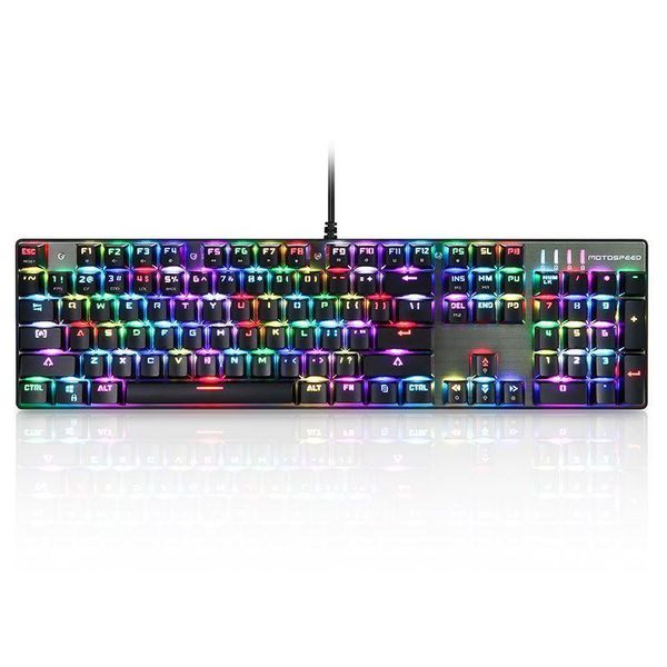 keyboards motospeed led backlit wired usb keyboard 104 russian english mechanical gaming metal keys
keyboards motospeed led backlit wired usb keyboard 104 russian english mechanical gaming metal keys