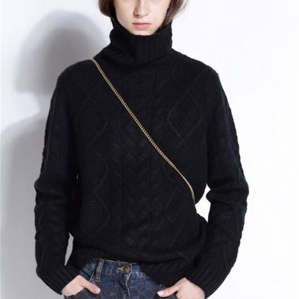 women's sweaters women sweater euro style turtleneck autumn winter thick warm pullovers elegant loose casual female jumper soft knitwea, White;black
women's sweaters women sweater euro style turtleneck autumn winter thick warm pullovers elegant loose casual female jumper soft knitwea, White;black