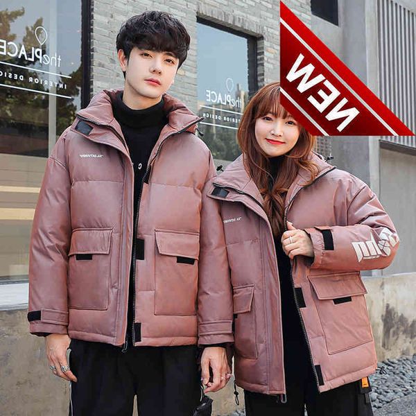 2021 couples new fashion color changing short down jacket hooded travel brand warm winter for men and women, Black
2021 couples new fashion color changing short down jacket hooded travel brand warm winter for men and women, Black
