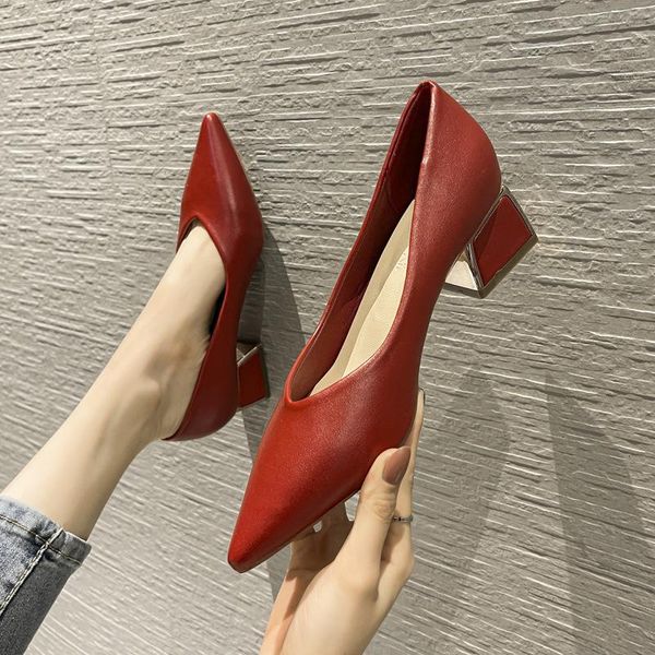dress shoes 2021 pointed toe solid color high heels simple thick heel korean style soft leather stewardess work shoe shallow mouth pumps, Black
dress shoes 2021 pointed toe solid color high heels simple thick heel korean style soft leather stewardess work shoe shallow mouth pumps, Black