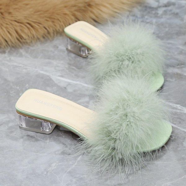 high-heeled shoes lady transparent slippers fur flip flops low square heel slides fashion soft plush block luxury rubber pu rome, Black
high-heeled shoes lady transparent slippers fur flip flops low square heel slides fashion soft plush block luxury rubber pu rome, Black
