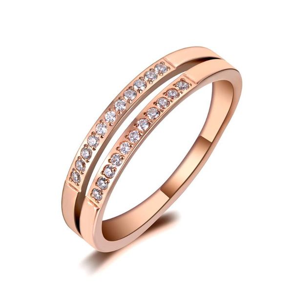 wedding rings trendy stainless steel for women rose gold double row + cubic zirconia female engagement jewelry r19117, Slivery;golden
wedding rings trendy stainless steel for women rose gold double row + cubic zirconia female engagement jewelry r19117, Slivery;golden