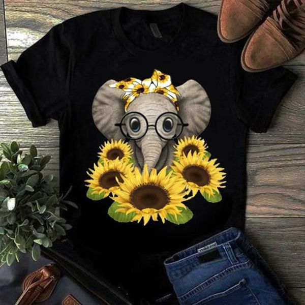 cartoon sunflower elephant print women t shirt short sleeve o neck loose summer tee camisetas mujer, White
cartoon sunflower elephant print women t shirt short sleeve o neck loose summer tee camisetas mujer, White