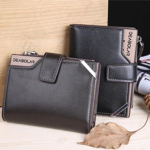 casual retro men short flop wallet leather pu multifunction card holder po id credit coin pocket zipper hasp brand male purse wallets, Red;black
casual retro men short flop wallet leather pu multifunction card holder po id credit coin pocket zipper hasp brand male purse wallets, Red;black