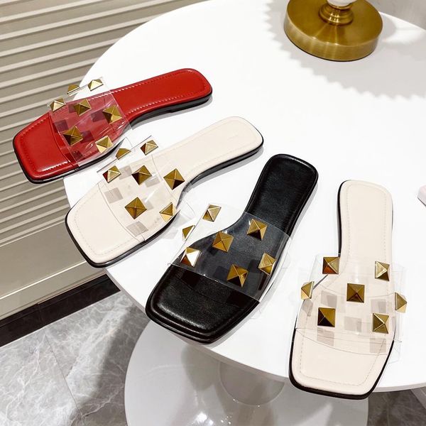 2021 women slippers fashion rivet slides slippers shoes woman summers casual beach flats slides female pvc flip flops slippers, Black
2021 women slippers fashion rivet slides slippers shoes woman summers casual beach flats slides female pvc flip flops slippers, Black