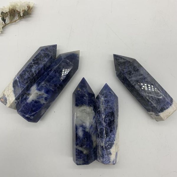natural blue sodalite quartz obelisk crystal wand point healing stones specimen crystals and decorative objects & figurines
natural blue sodalite quartz obelisk crystal wand point healing stones specimen crystals and decorative objects & figurines