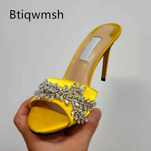 dress shoes yellow luxury satin rhinestone sandals women open toe crystal diamond flower high heels woman mules party, Black
dress shoes yellow luxury satin rhinestone sandals women open toe crystal diamond flower high heels woman mules party, Black