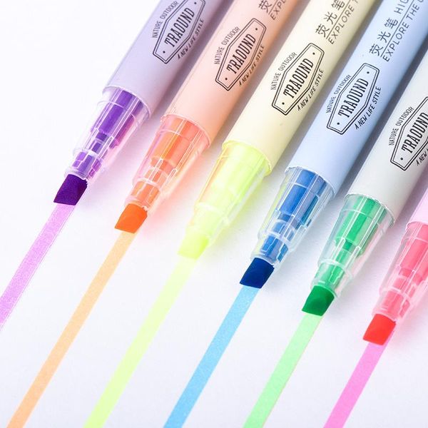 highlighters 6pcs/set kawaii candy color pen for school office scrapbooking art drawing markers korea stationery fluorescent, Black;red
highlighters 6pcs/set kawaii candy color pen for school office scrapbooking art drawing markers korea stationery fluorescent, Black;red