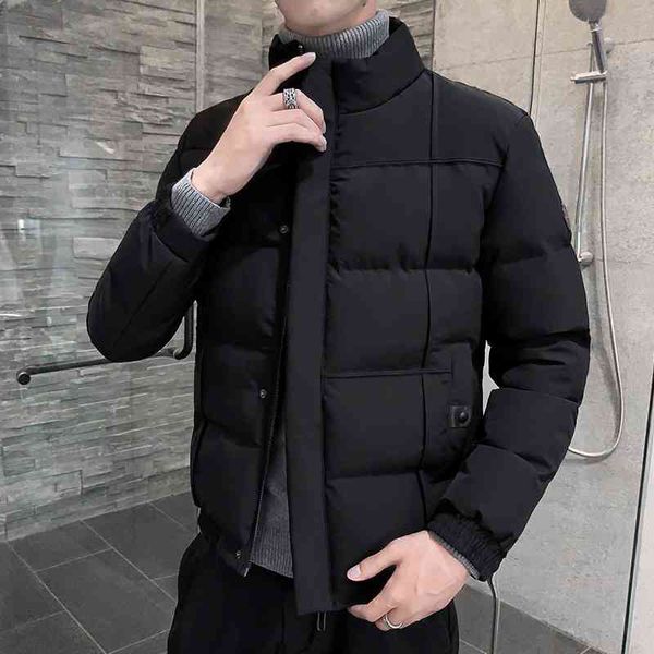 men's 2021 new autumn and winter casual men's down cotton padded bread cloth stand, Black
men's 2021 new autumn and winter casual men's down cotton padded bread cloth stand, Black