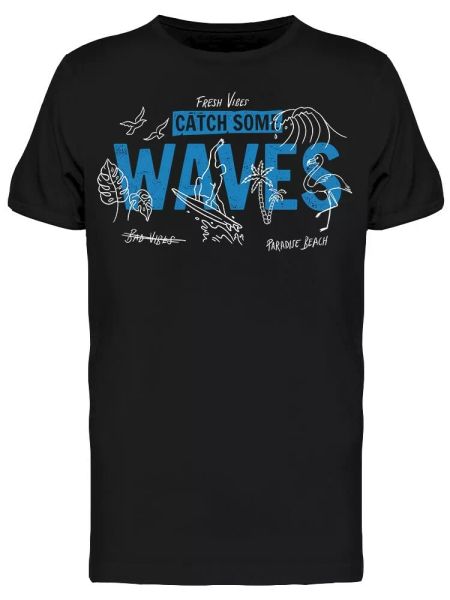 Be Cool And Catch Some Waves Tee Men's -Image by Shutterstock, White;black
Be Cool And Catch Some Waves Tee Men's -Image by Shutterstock, White;black