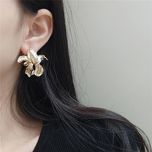 stud design gold color metal flower earrings for women 2021 exaggerate geometric accessories jewelry statement gifts, Golden;silver
stud design gold color metal flower earrings for women 2021 exaggerate geometric accessories jewelry statement gifts, Golden;silver