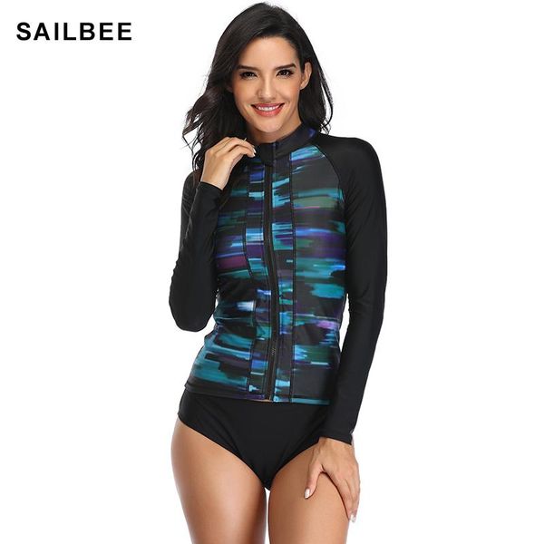 women long sleeve rashguard swimsuit shirts upf50+ womens retro print swimwear uv-protection rash guard beach wear one-piece suits
women long sleeve rashguard swimsuit shirts upf50+ womens retro print swimwear uv-protection rash guard beach wear one-piece suits
