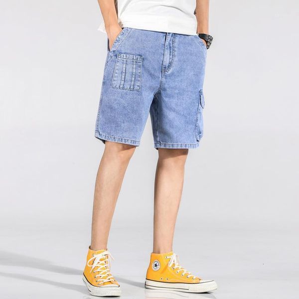 men's summer denim shorts men casual bleached washed solid color stretch fold pockets male straight knee length tide fashion1 z1wp, White;black
men's summer denim shorts men casual bleached washed solid color stretch fold pockets male straight knee length tide fashion1 z1wp, White;black