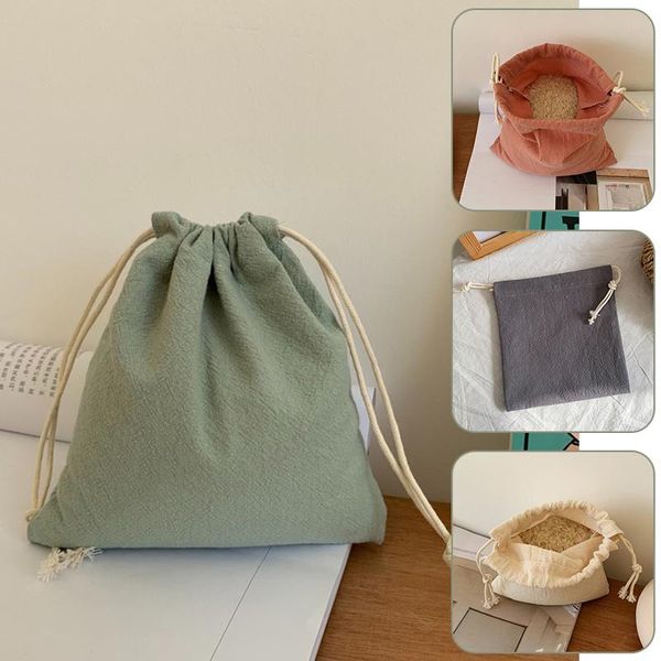 storage bags 1pc pleated cotton drawstring pouch gift packaging bag solid color jewelry organizer home supplies
storage bags 1pc pleated cotton drawstring pouch gift packaging bag solid color jewelry organizer home supplies