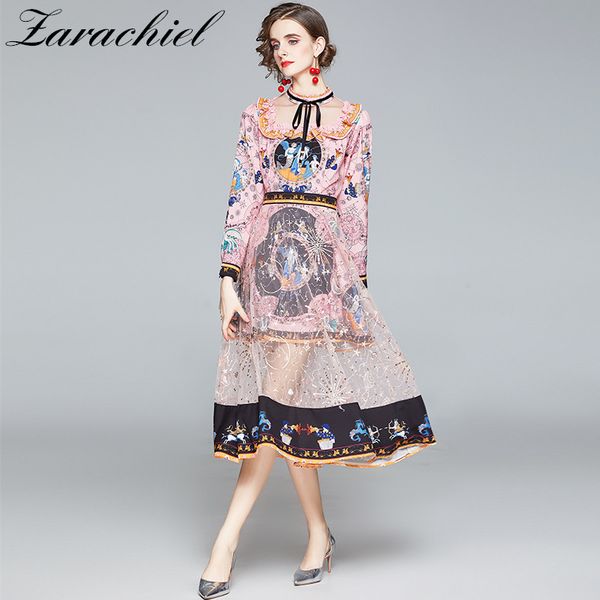 runway retro mermaid cartoon print patchowrk embroidered mesh sequined long women full sleeve ruffles bow pink dress 210416, Black;gray
runway retro mermaid cartoon print patchowrk embroidered mesh sequined long women full sleeve ruffles bow pink dress 210416, Black;gray