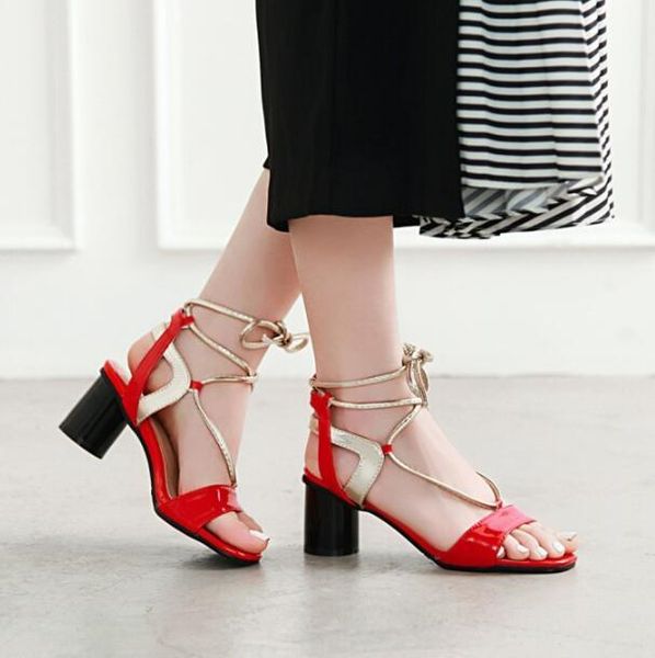 rome cross tied strappy gladiator sandals women patent leather round high heels ladies shoes 2021 summer plus size 34-43 dress, Black
rome cross tied strappy gladiator sandals women patent leather round high heels ladies shoes 2021 summer plus size 34-43 dress, Black