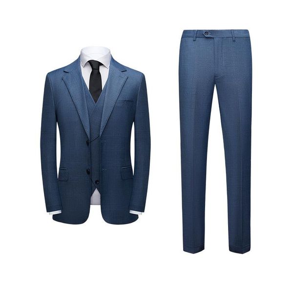 men's suits & blazers blue plaid suit for men double split 2021 slim fit three piece wedding dress formal fashion business casual man, White;black
men's suits & blazers blue plaid suit for men double split 2021 slim fit three piece wedding dress formal fashion business casual man, White;black