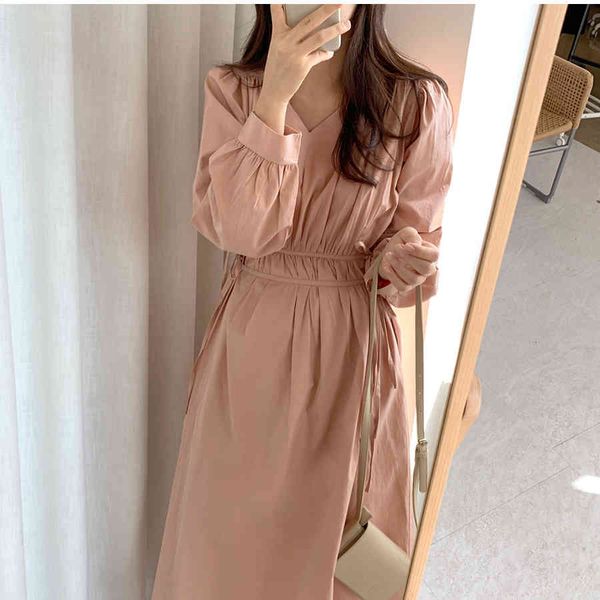 casual dresses autumn winter long dress elegant sleeve tunic v-neck draped vintage korean ropa mujer shirt ladies bsf0, Black;gray
casual dresses autumn winter long dress elegant sleeve tunic v-neck draped vintage korean ropa mujer shirt ladies bsf0, Black;gray