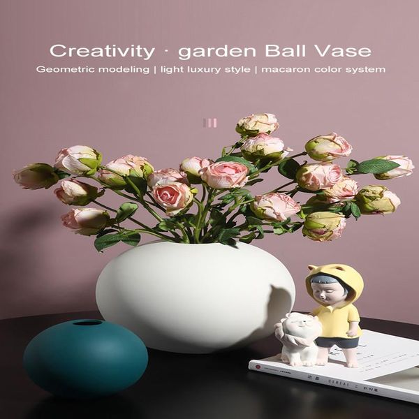 vases nordic modern art ceramic ball vase living room creative flower arrangement home decoration ornaments
vases nordic modern art ceramic ball vase living room creative flower arrangement home decoration ornaments