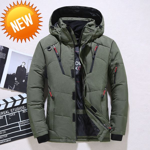 mens white duck down thick hooded parka, warm casual coat, thermal, puffer jacketharajukuwinter jacket, Black
mens white duck down thick hooded parka, warm casual coat, thermal, puffer jacketharajukuwinter jacket, Black